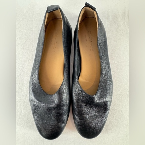 Everlane The Day Glove Ballet Flats Leather Slip On Flat in Black Size 7 - Picture 4 of 8